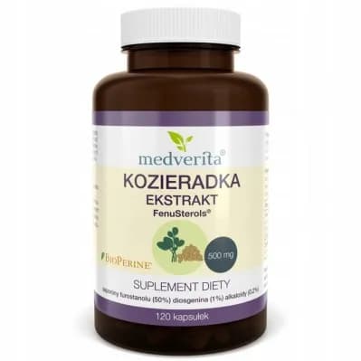 Medverita Kozieradka FenuSterols ekstrakt 120 kapsułek - zdjęcie 1