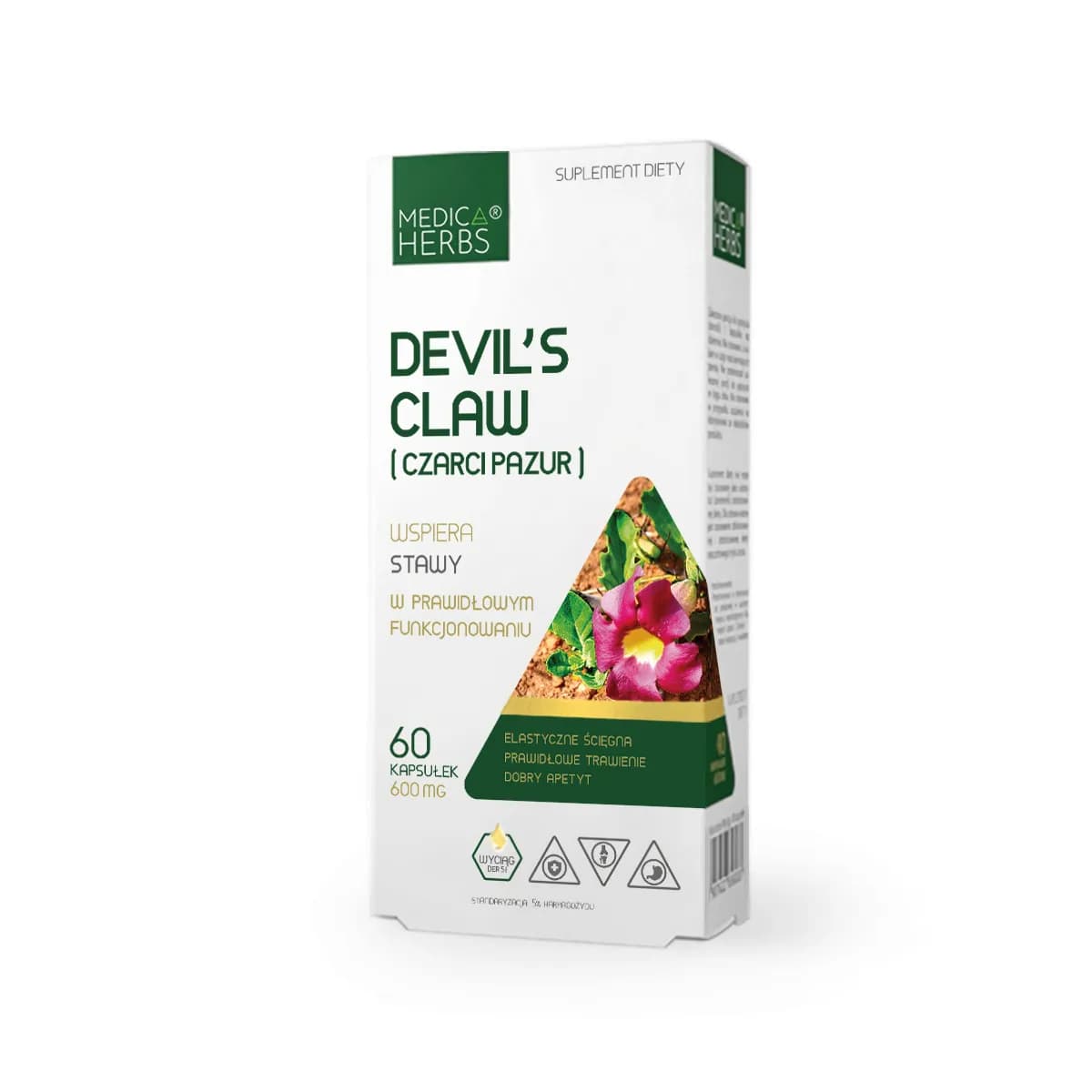 Medica Herbs Devil's Claw (Czarci pazur) 60 kapsułek - zdjęcie 1