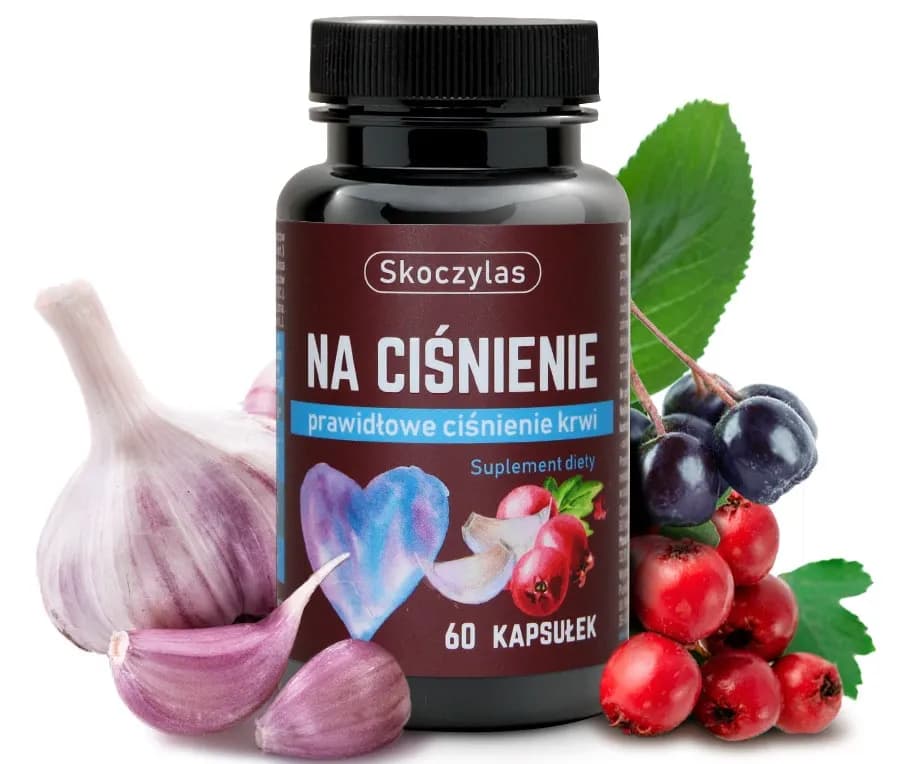 Skoczylas Na ciśnienie (Aronia, Głóg, Czosnek) 60 kapsułek - zdjęcie 1