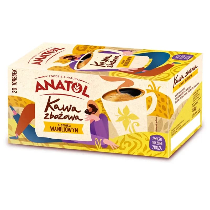 Anatol kawa zbożowa o smaku waniliowym 84g - zdjęcie 1