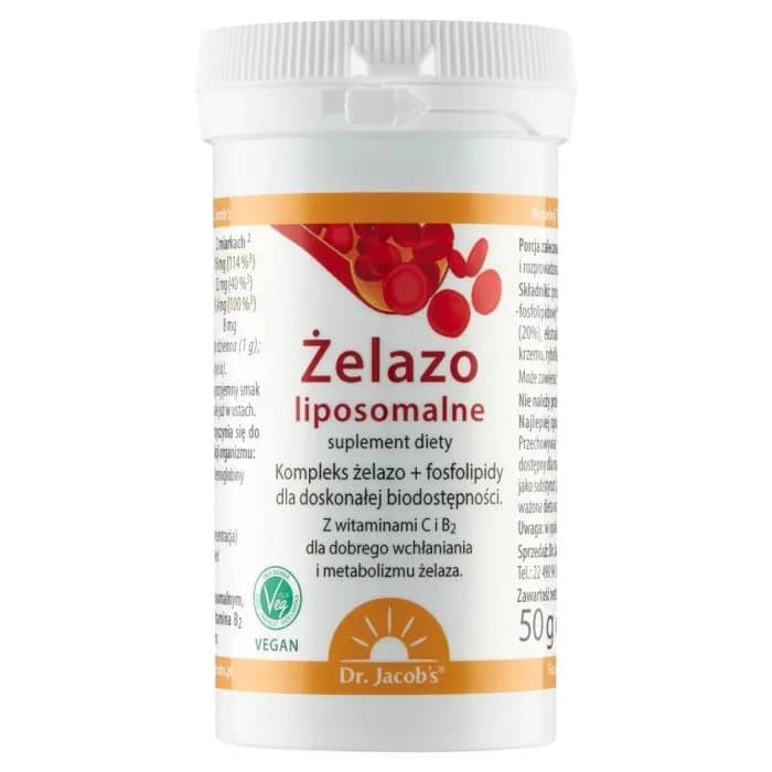 Dr. Jacob's żelazo liposomalne 50g - zdjęcie 1