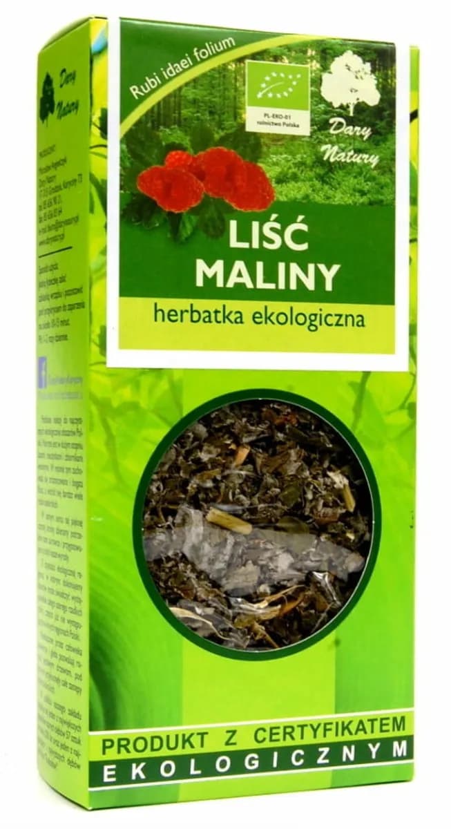 Dary Natury Herbatka Liść Maliny BIO 25 g - zdjęcie 1