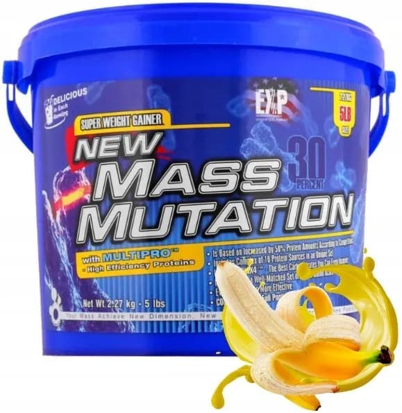 Megabol New Mass Mutation 2,27 kg o smaku bananowym - zdjęcie 1