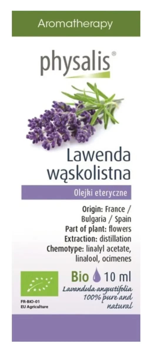 Physalis Olejek Eteryczny Lawenda Wąskolistna BIO 10 ml - zdjęcie 1