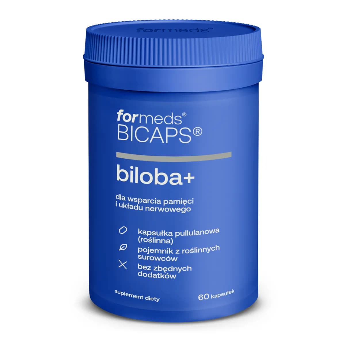ForMeds Bicaps Biloba+ 60 kapsułek wegańskich - zdjęcie 1