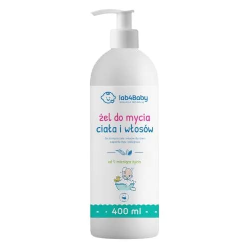 Alg Pharma lab4Baby żel do mycia ciała i włosów 400 ml - zdjęcie 1