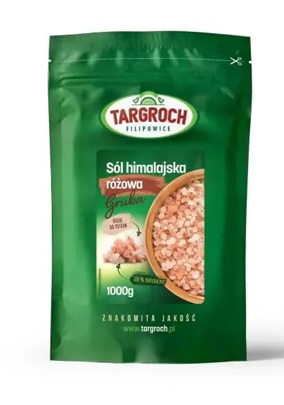 Targroch Sól himalajska różowa - gruba 1 kg - zdjęcie 1