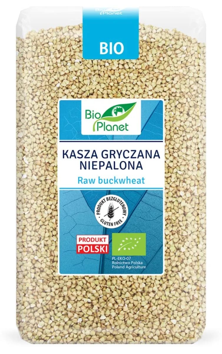 Bio Planet Kasza gryczana Niepalona Bezglutenowa BIO 500 g - zdjęcie 1
