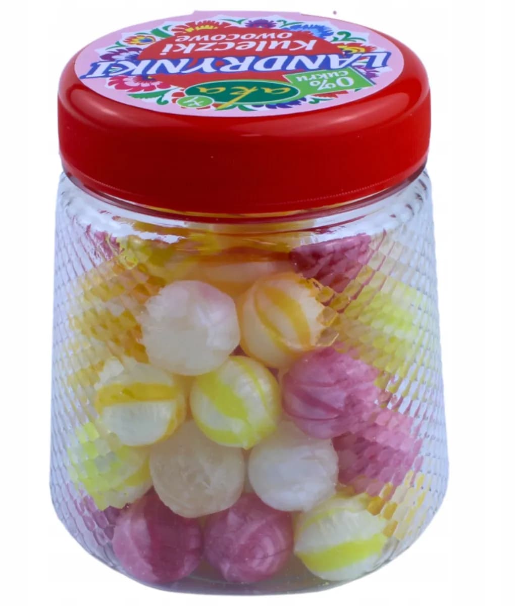 AKA Landrynki owocowe 0% cukru Kuleczki owocowe 160 g - zdjęcie 1