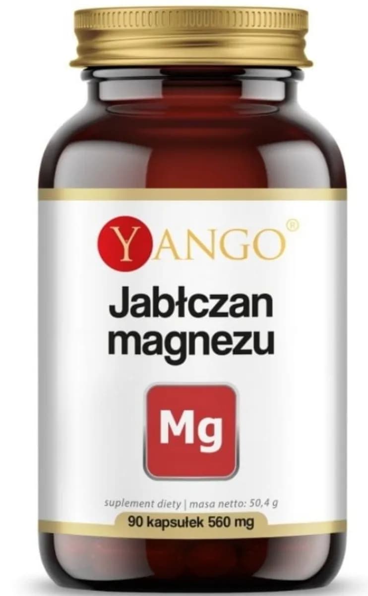 Yango Jabłczan magnezu 90 kapsułek - zdjęcie 1