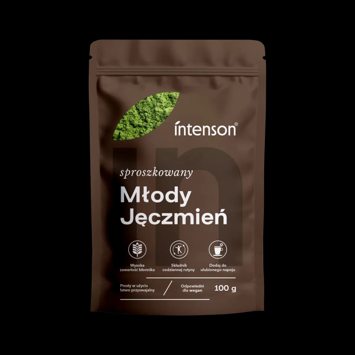 Intenson Młody jęczmień proszek 100g - zdjęcie 1