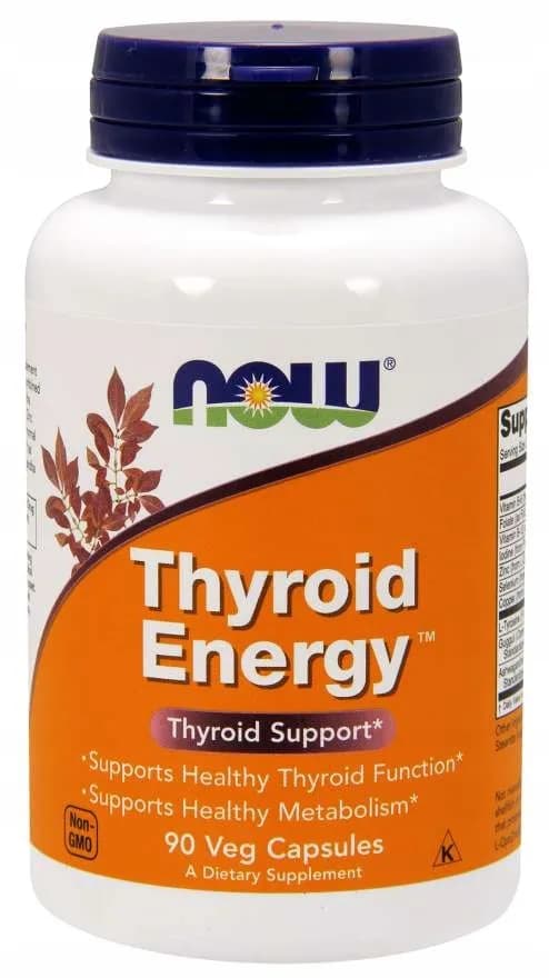 Now Foods Thyroid Energy (Wsparcie tarczycy) 90 kapsułek - zdjęcie 1
