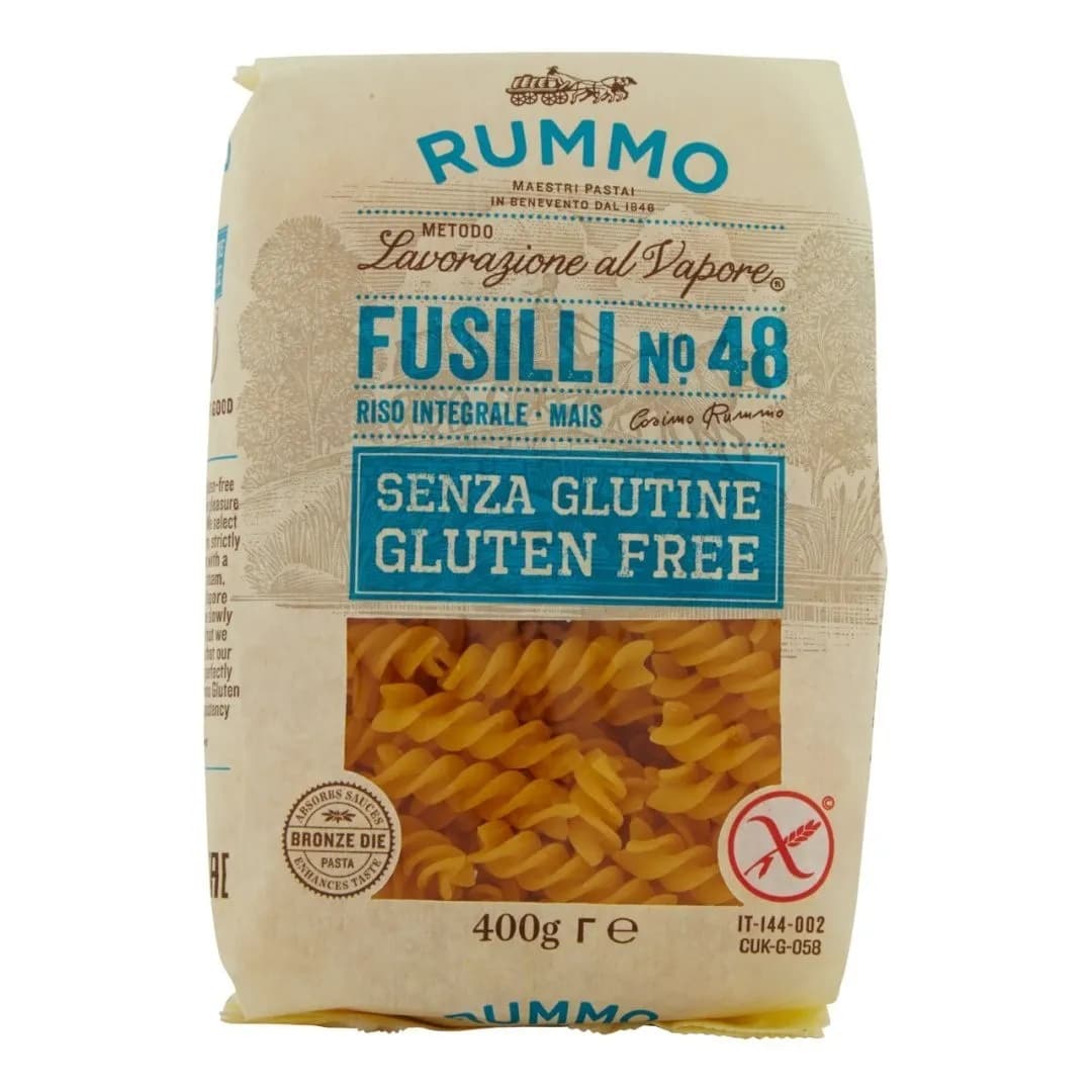 RUMMO Fusilli N.48 włoski makaron świderki bezglutenowy 400 g - zdjęcie 1