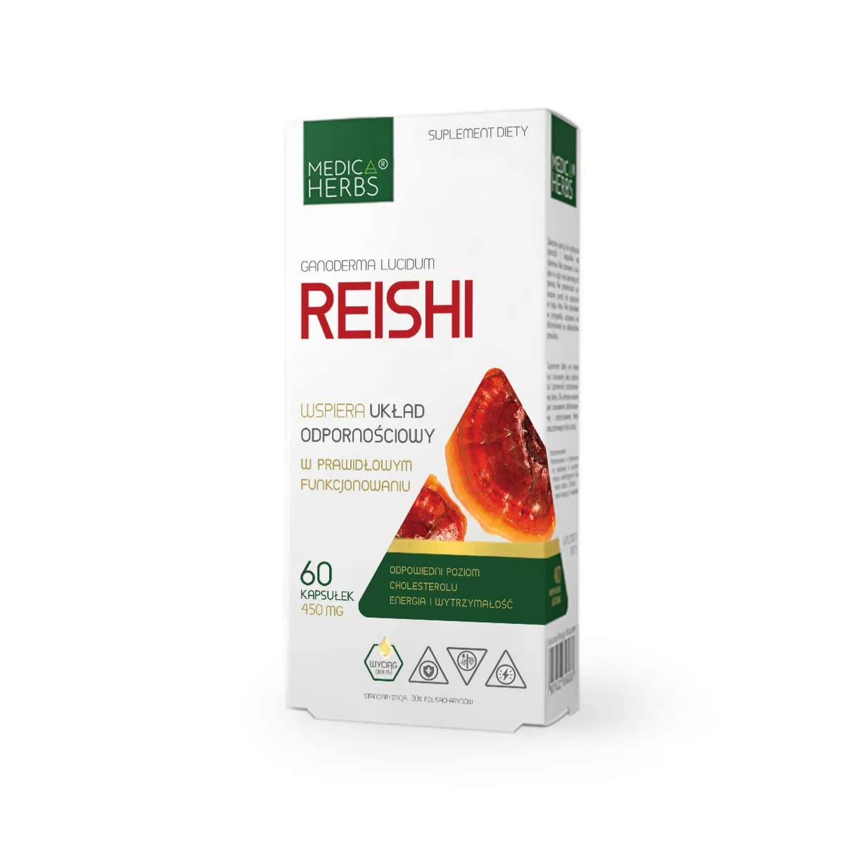 Medica Herbs Reishi 60 kapsułek - zdjęcie 1