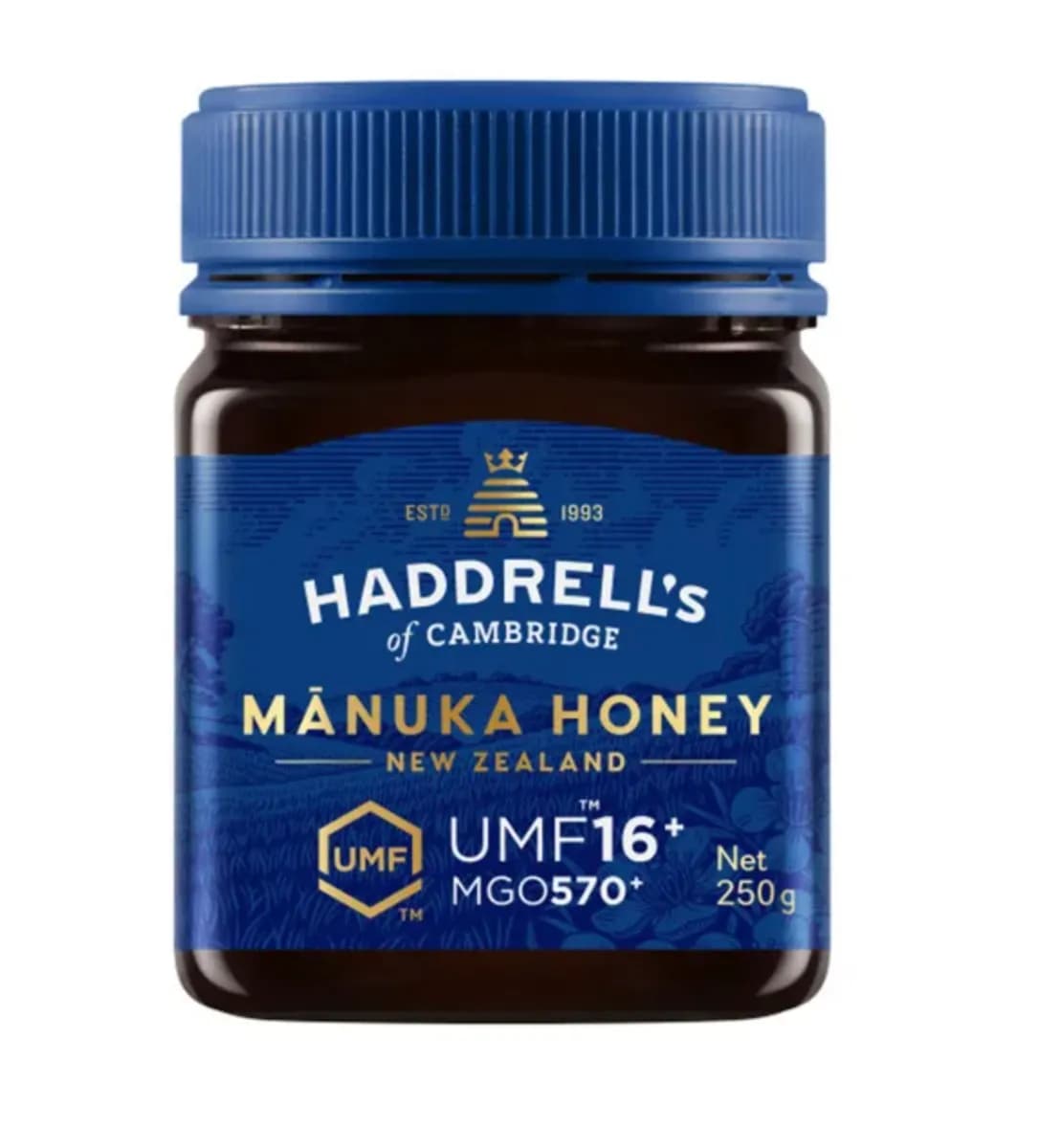 Haddrell's Miód Manuka UMF16+ MGO570+ 250 g - zdjęcie 1