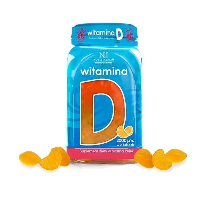 Noble Health Witamina D 60 żelek - zdjęcie 1