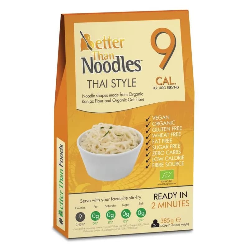 Better Than Foods Makaron Konjac Thai Style Bezglutenowy BIO 385g - zdjęcie 1