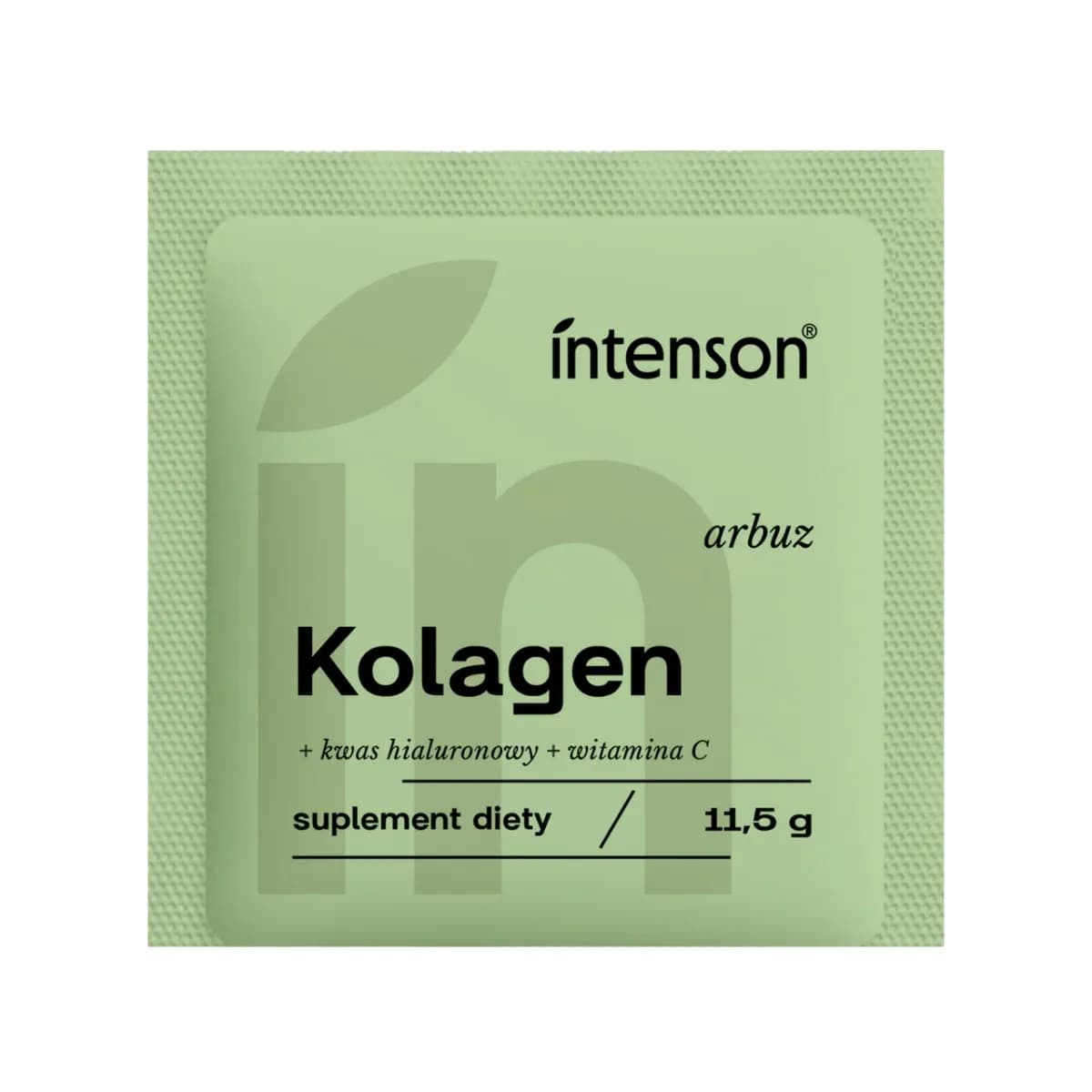 Intenson Kolagen z witaminą C i kwasem hialuronowym 11,5 g smak arbuzowy - zdjęcie 1