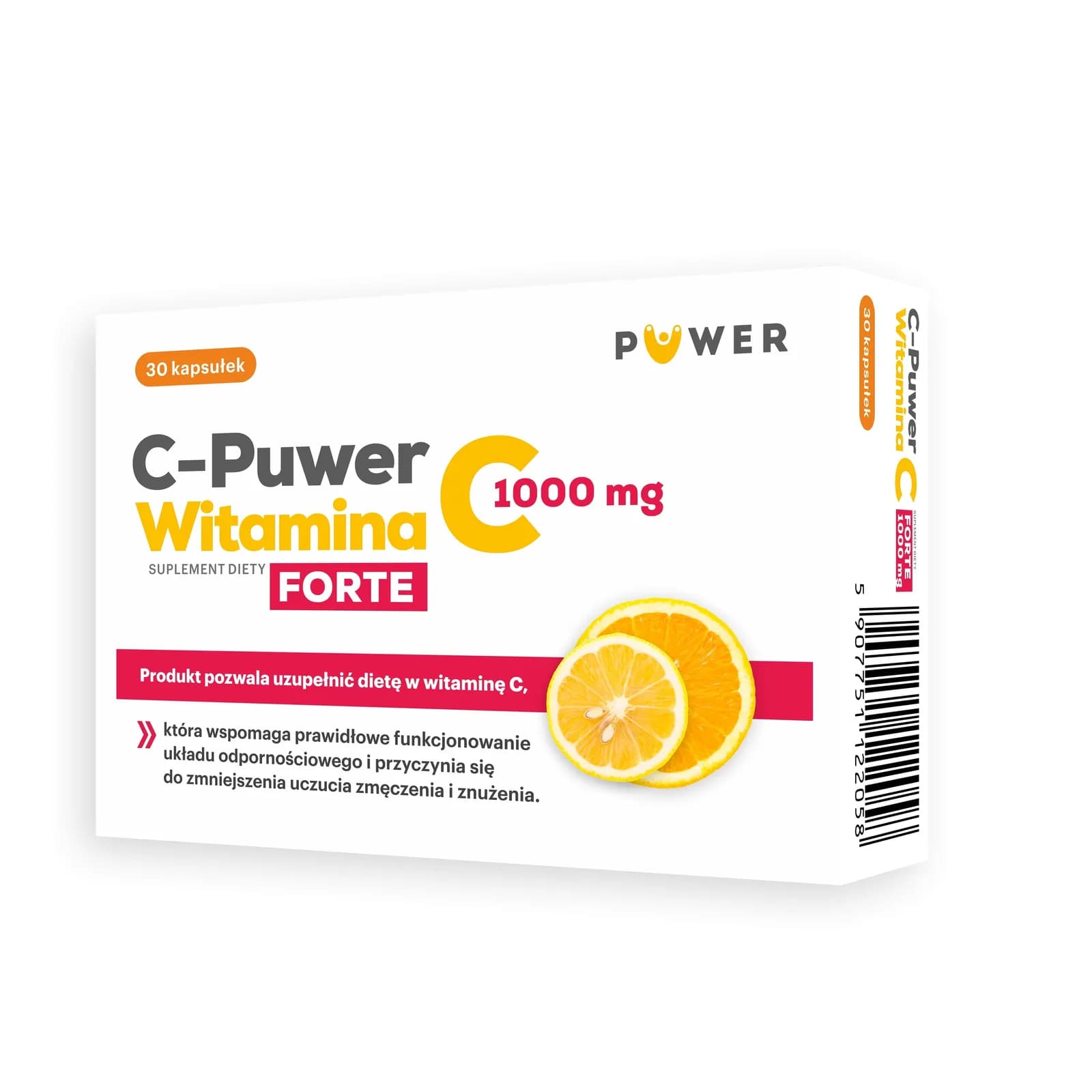 Puwer C-Puwer FORTE Witamina C 1000 mg 30 kapsułek - zdjęcie 1
