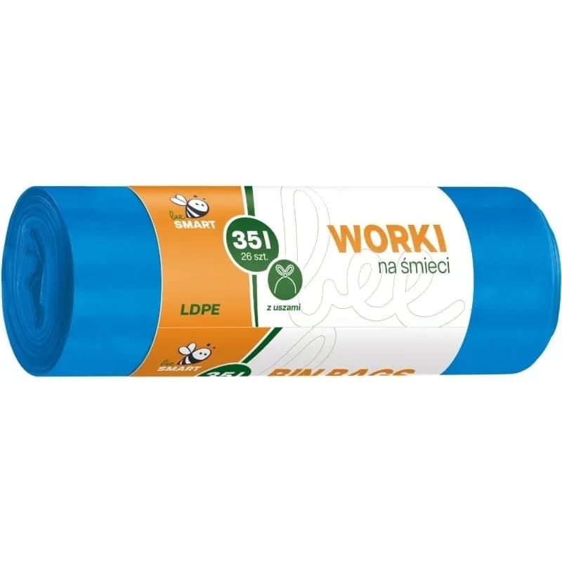 Paclan Bee Smart Worki na śmieci z uszami 35L 26 sztuk - zdjęcie 1