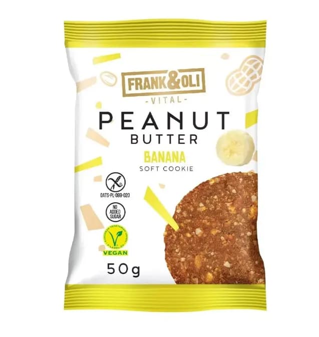 Frank&Oli Soft Cookie Peanut Butter Banana 50g - zdjęcie 1