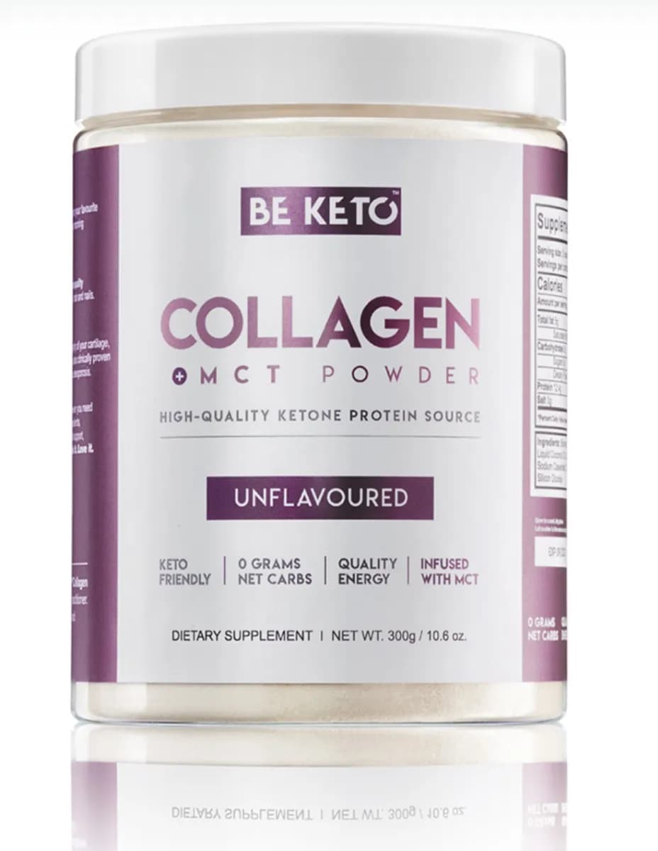 BeKeto Keto Kolagen z olejem MCT bezsmakowy 300g - zdjęcie 1