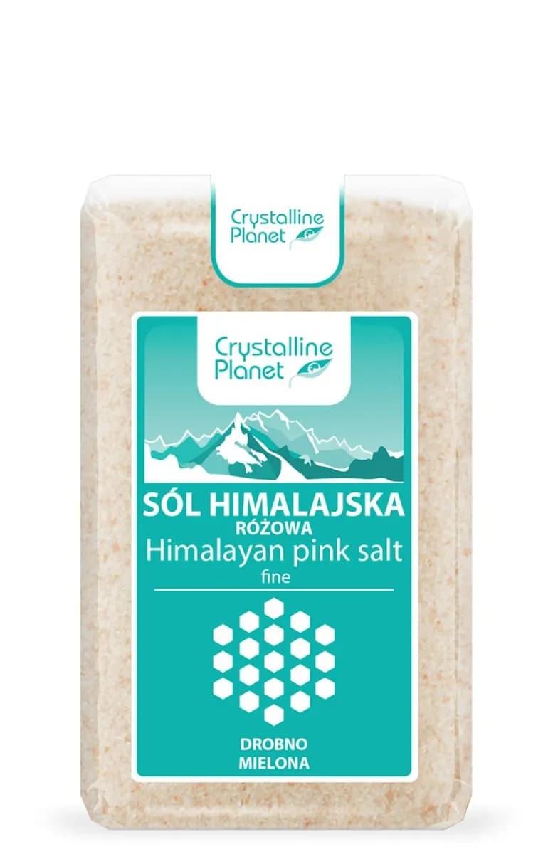 Crystalline Planet Sól Himalajska Różowa Drobna 600 g - zdjęcie 1