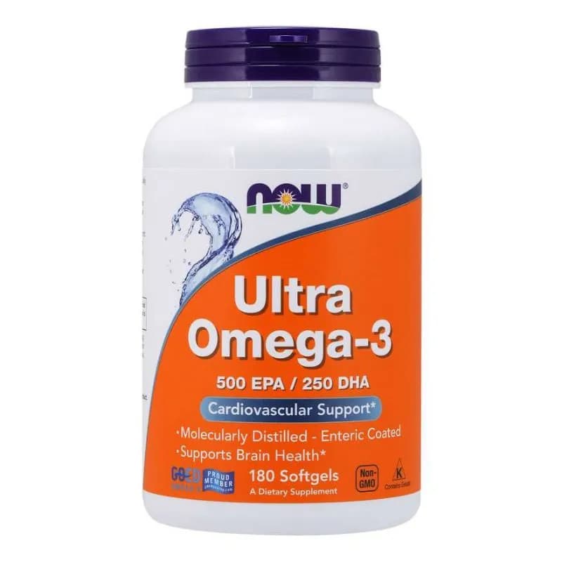 Now Foods Ultra Omega 3 180 kapsułek miękkich - zdjęcie 1