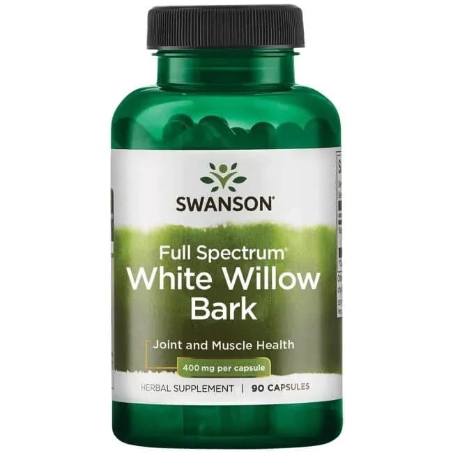 Swanson White Willow Bark (Biała Wierzba) 400 mg 90 kapsułek - zdjęcie 1