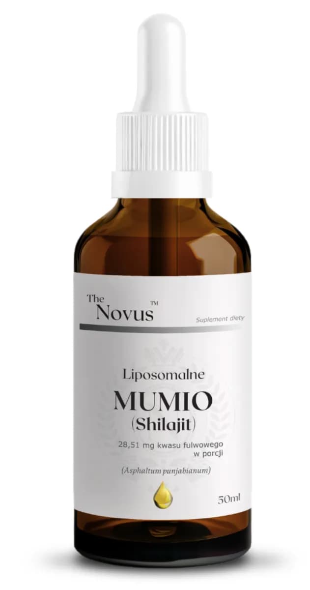 The Novus Mumio liposomalne z piperyną krople 50 ml - zdjęcie 1