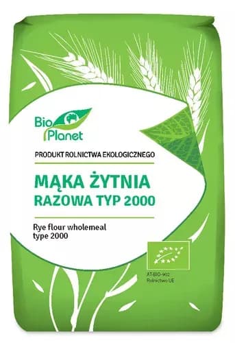 Bio Planet Mąka Żytnia Razowa Typ 2000 BIO 1 kg - zdjęcie 1