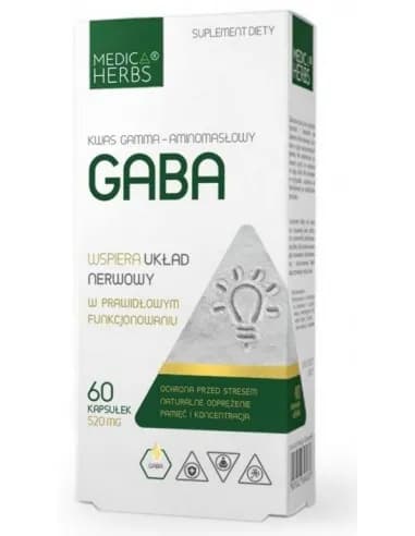 Medica Herbs GABA 60 kapsułek - zdjęcie 1