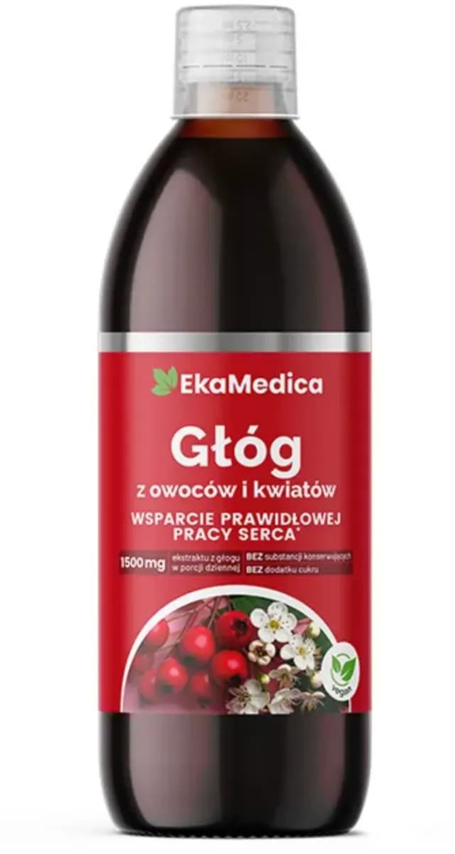 EkaMedica Głóg z owoców i kwiatów 500 ml - zdjęcie 1