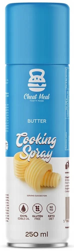 Cheat Meal Cooking Spray Olej rzepakowy z aromatem maślanym w sprayu 250 ml - zdjęcie 1