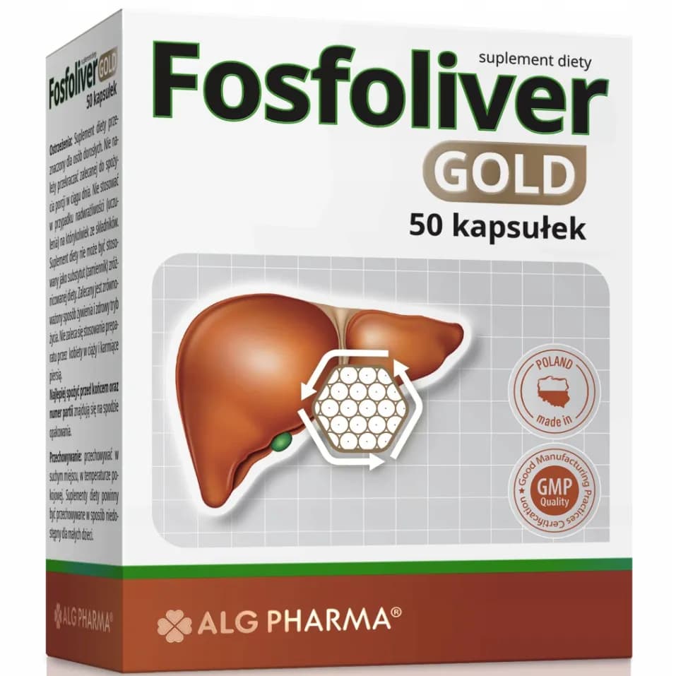 Alg Pharma Fosfoliver Gold 50 kapsułek - zdjęcie 1