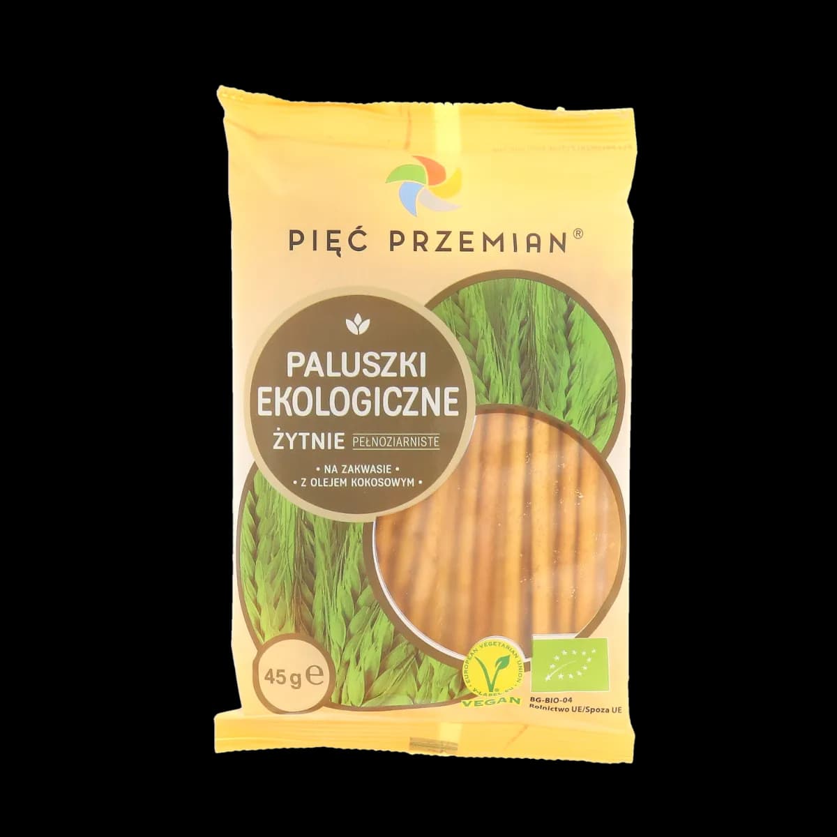 Pięć Przemian Paluszki Żytnie Pełnoziarniste BIO 45 g - zdjęcie 1