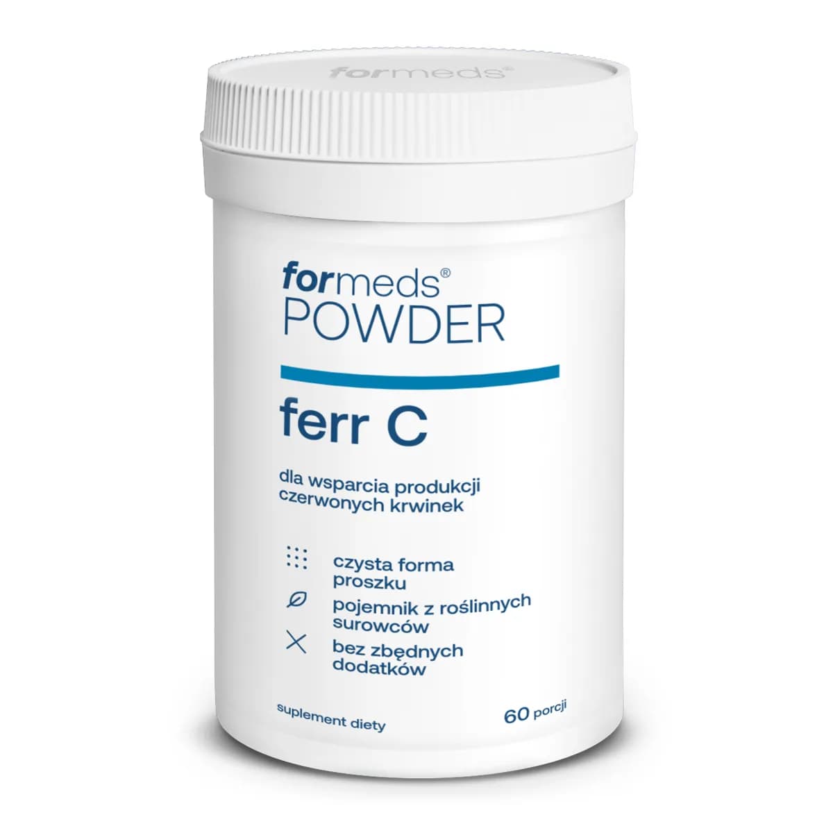 Formeds Powder Ferr C Żelazo plus witamina C w proszku 60 porcji - zdjęcie 1