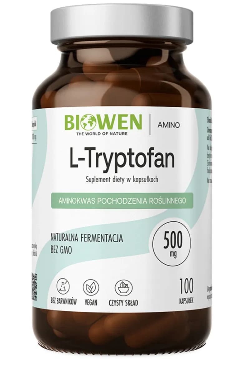 Biowen L-Tryptofan 100 kapsułek - zdjęcie 1