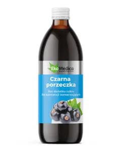 EkaMedica Sok z czarnej porzeczki 0,5l - zdjęcie 1