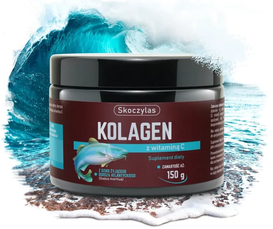 Skoczylas Kolagen z dorsza atlantyckiego z witaminą C 150g - zdjęcie 1