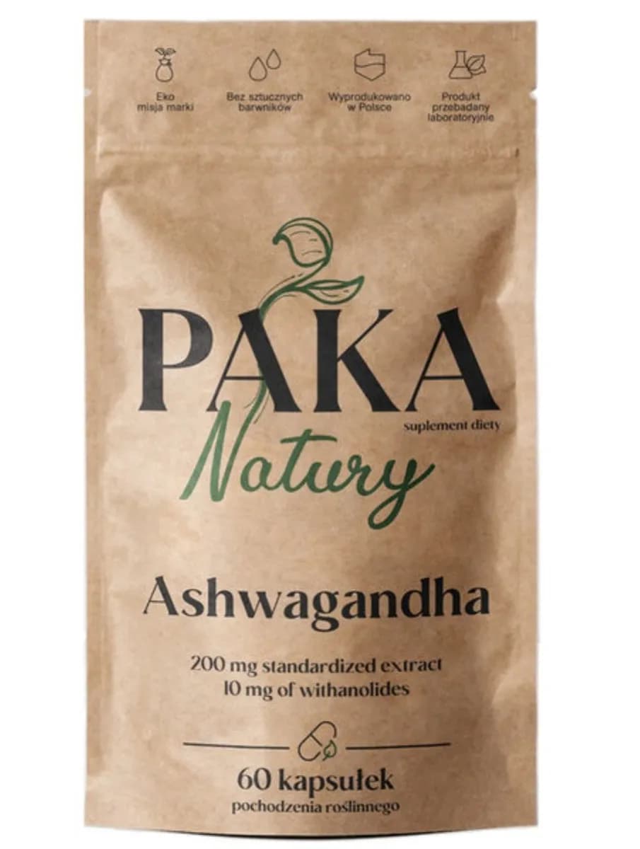 Paka Natury Ashwagandha 60 kapsułek - zdjęcie 1