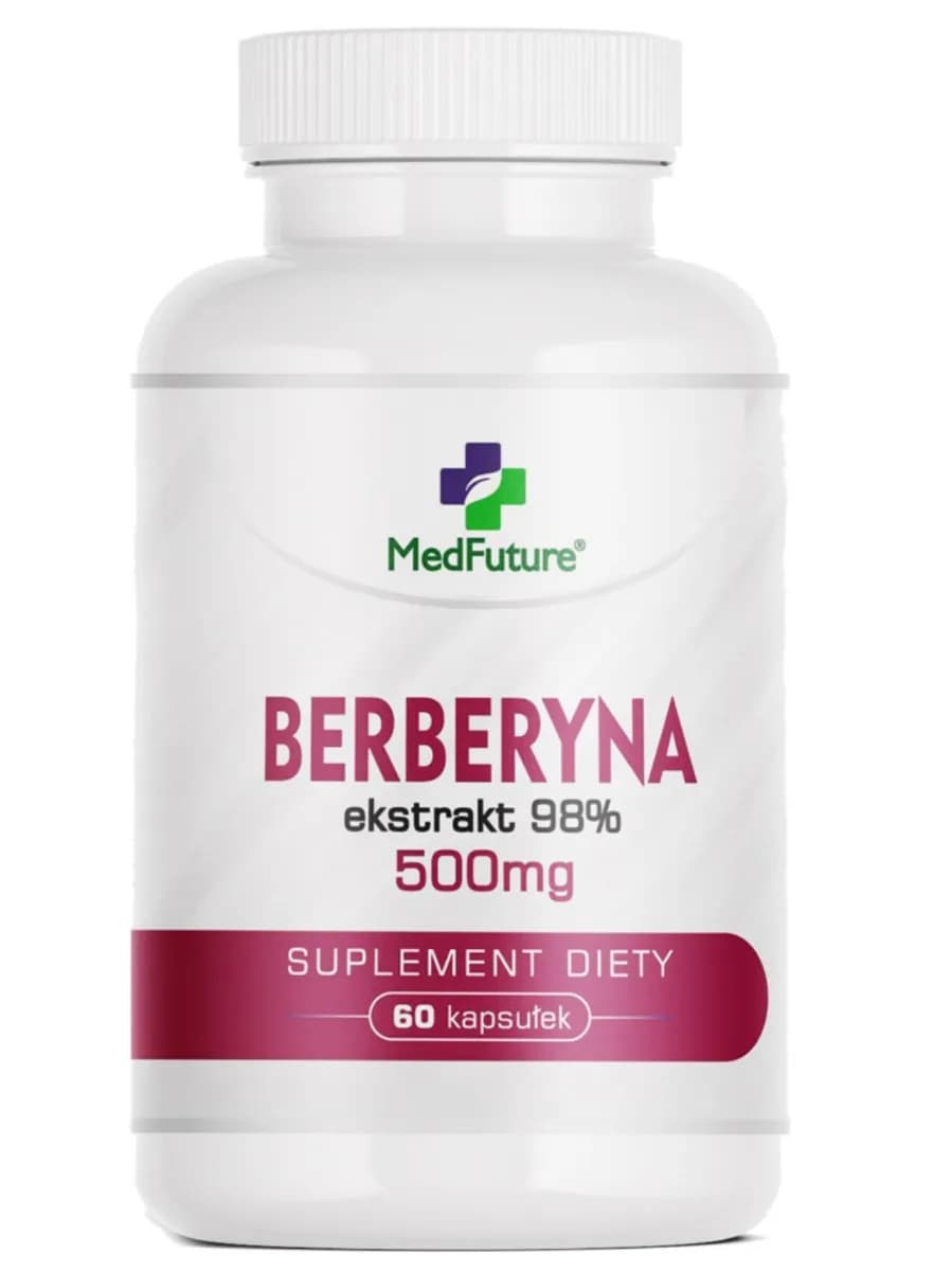MedFuture Berberyna ekstrakt 500mg 60 kapsułek - zdjęcie 1