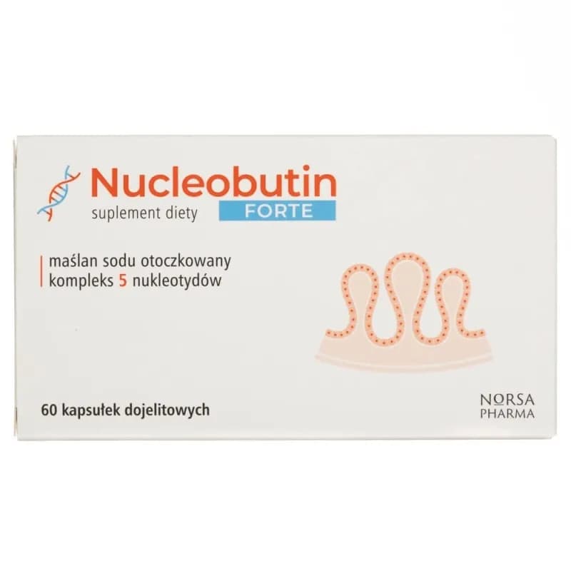 Norsa Pharma Nucleobutin Forte 60 kapsułek - zdjęcie 1