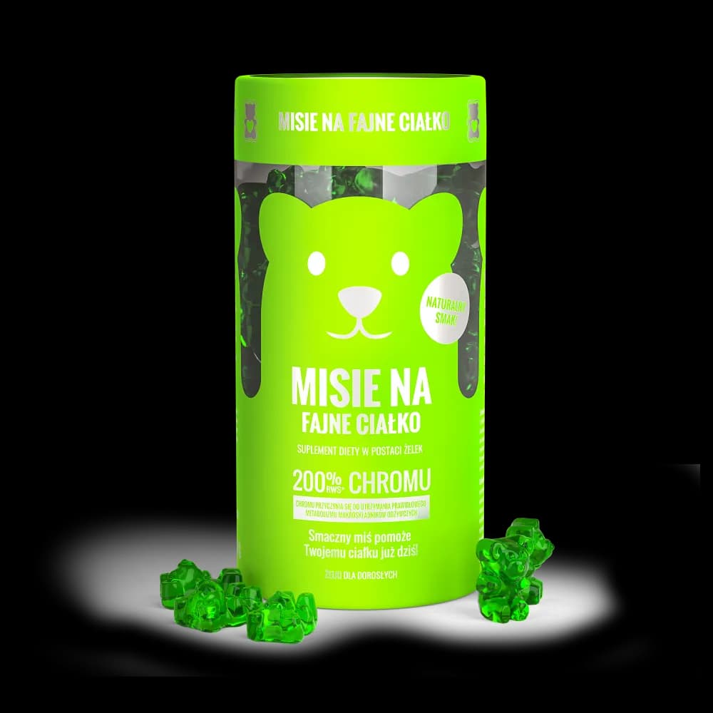 Noble Health Misie na fajne ciałko 60 żelek - zdjęcie 1