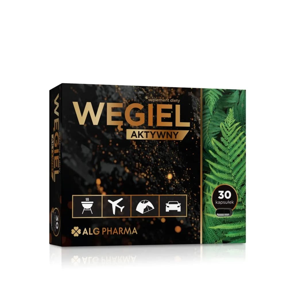 Alg Pharma Węgiel aktywny 30 kapsułek - zdjęcie 1