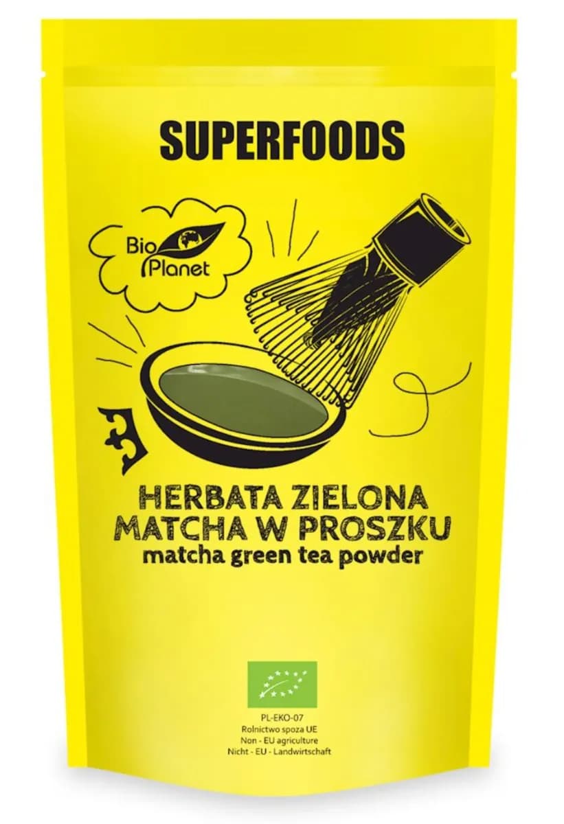 Bio Planet Herbata Zielona Matcha BIO 100 g - zdjęcie 1