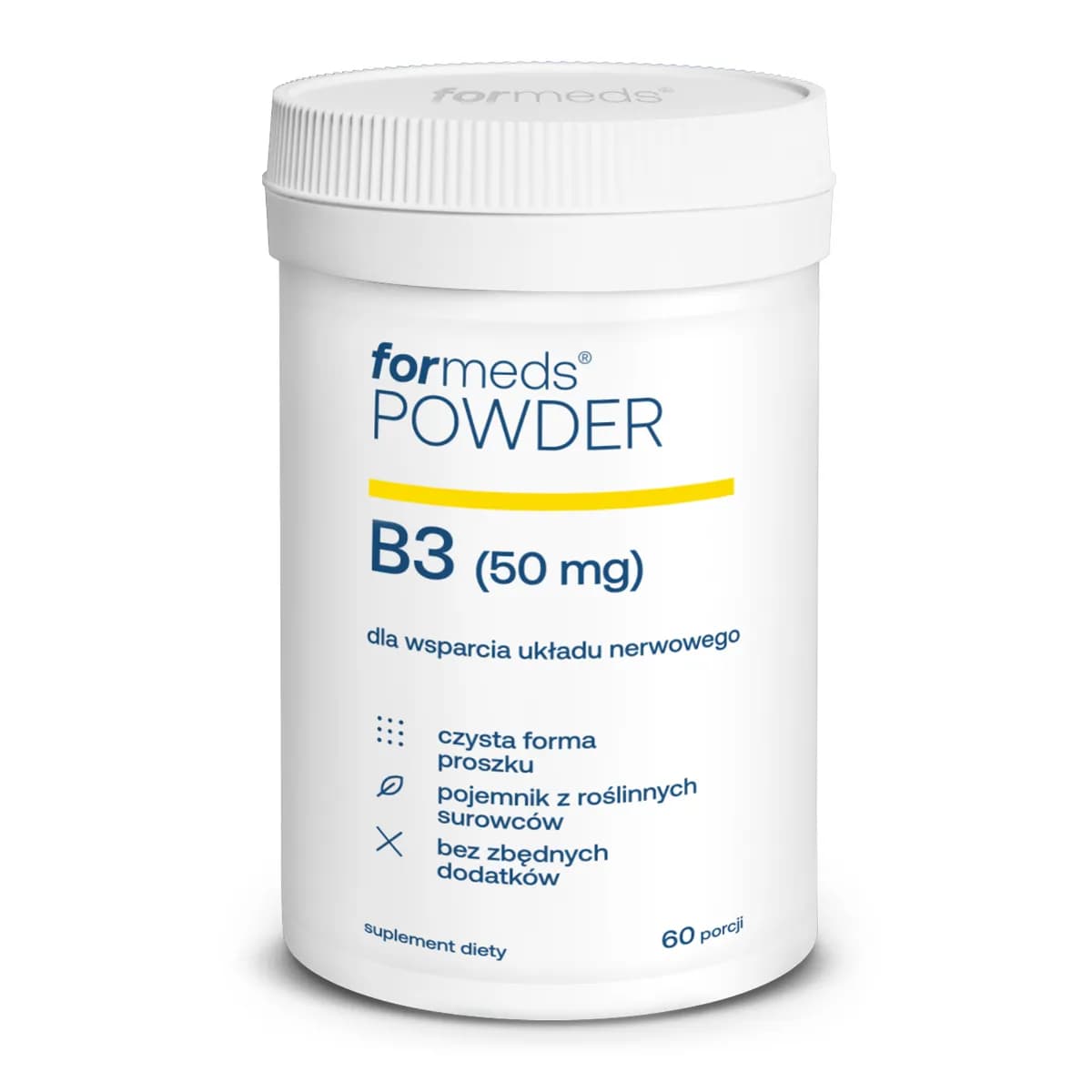 ForMeds Powder witamina B3 Niacyna 50 mg 60 porcji - zdjęcie 1