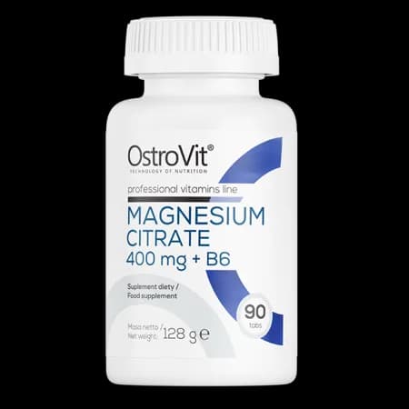OstroVit Cytrynian Magnezu + B6 90 tabletek - zdjęcie 1