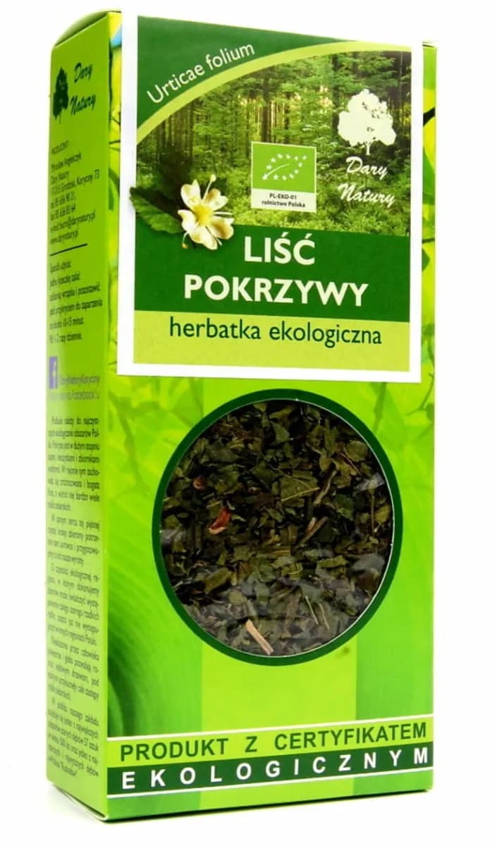 Dary Natury Herbatka Liść Pokrzywy BIO 25 g - zdjęcie 1
