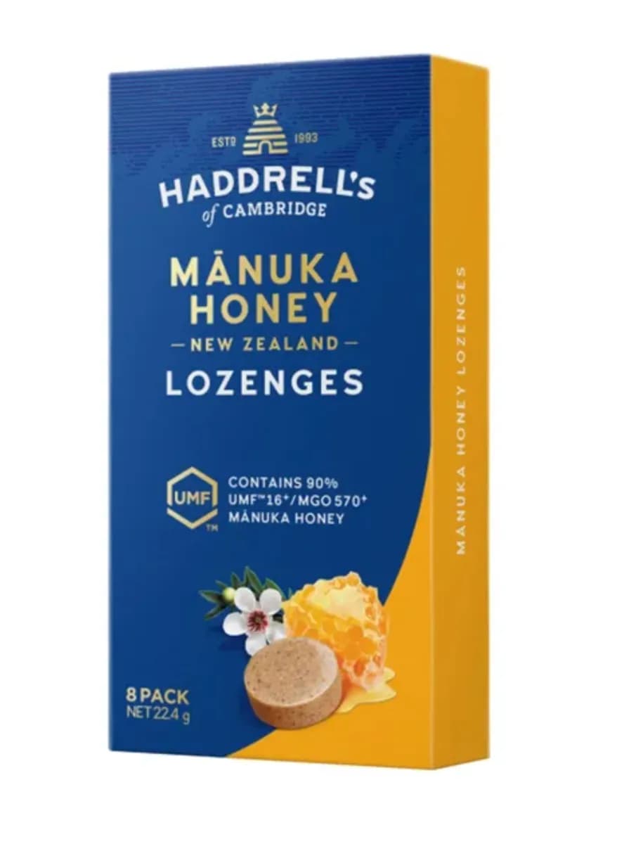 Haddrell's Original Pastylki do ssania z miodem Manuka MGO570+ 22,4 g - zdjęcie 1